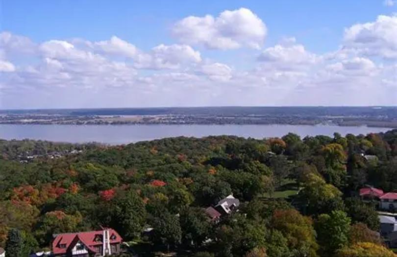 Aerial view of Peoria Heights, IL